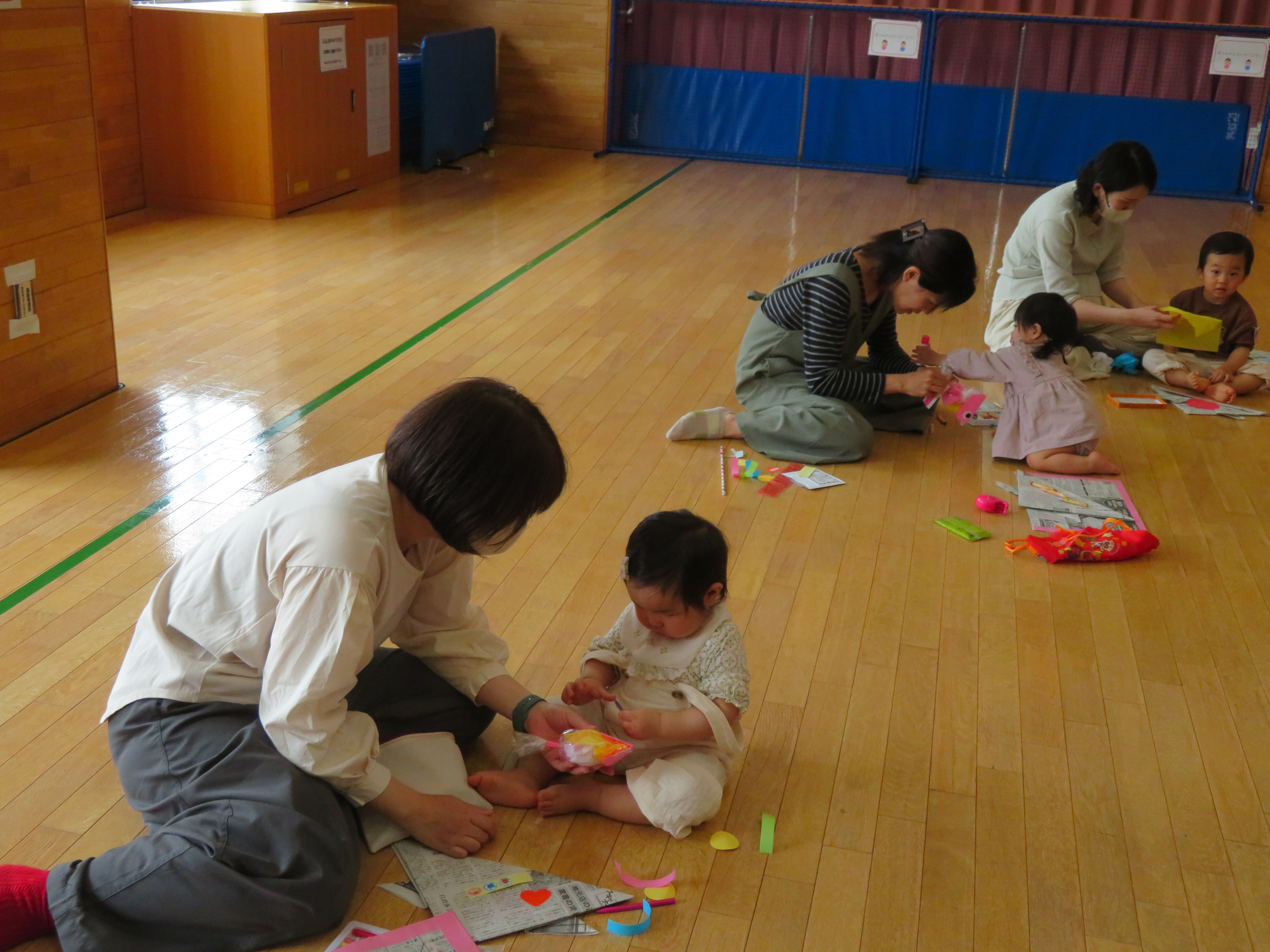こどもの日のグッズ作り1